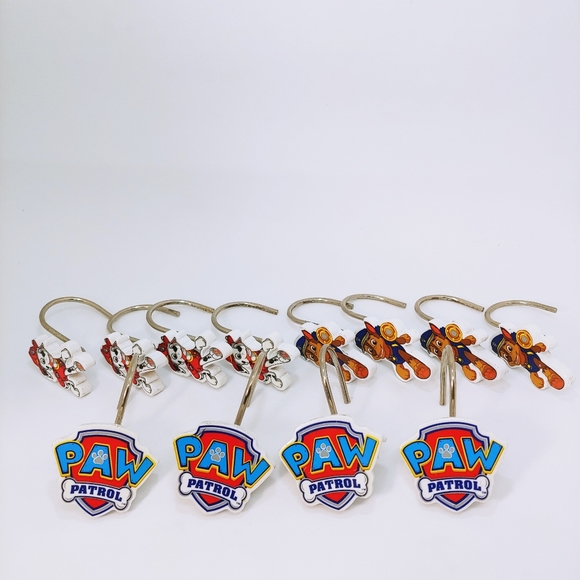 Nickelodeon Dog PAW PATROL Shower Curtain Hooks - Picture 2 of 8